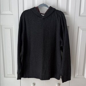 Men's Gray Hooded Sweatshirt